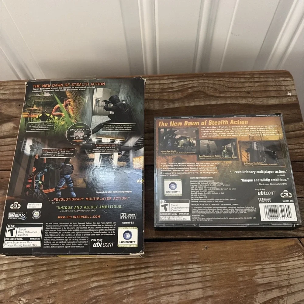 Tom Clancy's Splinter Cell: Pandora Tomorrow - PC 3 Disc Set